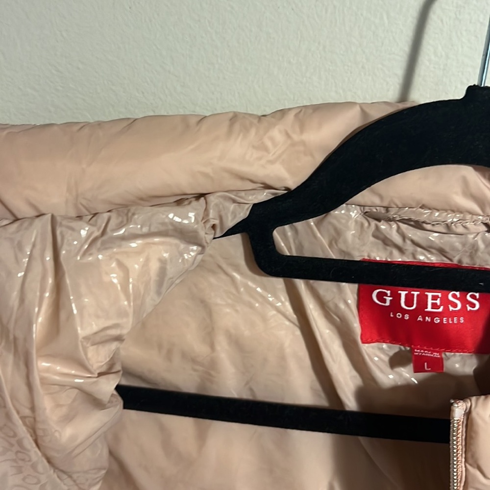 Blush pink jacket with rose gold zipper - Picture 5 of 11